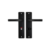 AXA binnendeurbeslag edge basic blok zwart toilet/badkamer tl63-8