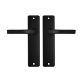 AXA binnendeurbeslag edge basic blok zwart op schild