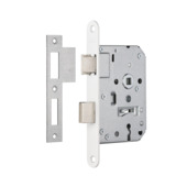 Serrure jour-nuit à clé  SL56 Axa + plaque blanche