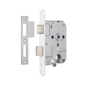 Serrure cylindre jour-nuit PC55 Axa plaque blanche