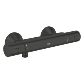 Grohe thermostatische douchekraan Precision Start mat zwart