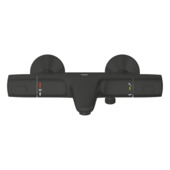 Grohe thermostatische bad-/douchekraan Precision Trend 15 cm mat zwart