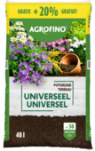 Terreau universel Agrofino 40 L + 20% gratuits