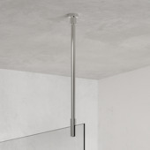 Support plafond Sealskin 80 cm argenté brillant