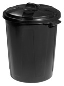 Keter straatvuilbak 70 L zwart