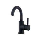 Mitigeur de lavabo Marho Valdra bec pivotant noir mat