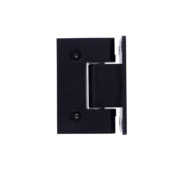 Deurscharnier black 1st voor glazen deur Vetro