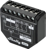 Interrupteur compteur d'énergie connecté Shelly 2PM Gen3 WiFi 2 canaux