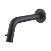 Robinet de lave-mains mural Marho Valdra Valdra noir mat rétractable