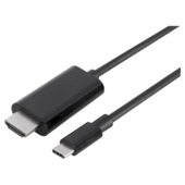 Q-Link USB-C naar HDMI kabel 2 meter zwart