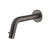 Robinet de lave-mains mural Marho Valdra Valdra gris canon rétractable