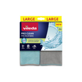Vileda Pro Clean microvezel schoonmaakdoek 2 stuks