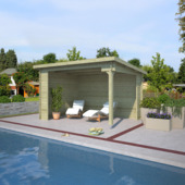 Overkapping Lara 380x275 cm geïmpregneerd