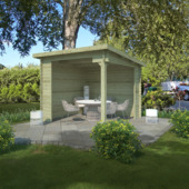 Overkapping Lara 275x275 cm geïmpregneerd