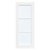 ABB104 blanc verre satiné blanc