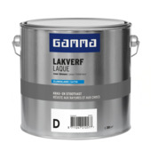 Laque intérieure GAMMA satin 2,5 L base D