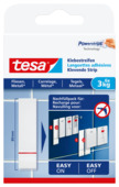 Tesa Powerstrips voor tegels en metaal wit 3 kg 6 stuks
