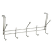 Kapstok 5 haken Jeroen RVS 415 mm