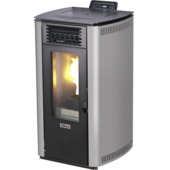 Qlima pelletkachel Fiorina 90 S grijs