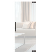 Porte intérieure en verre Vetro C001 mat pivotant 200x83 cm