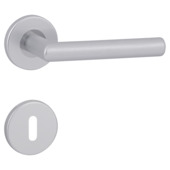 Urfic deurkruk set Napoli rond rozet aluminium