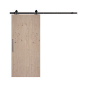 Schuifdeur Slide Country eik fineer met knopen 231,5x93 cm