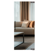 Glazen deur Vetro C000 helder pivoterend 200x83 cm