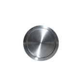 Deurgreep voor houten deur rond inox 4cm