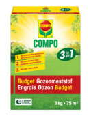 Engrais gazon Compo Budget 3 en 1 75 m² 3 kg