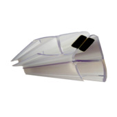 Lafiness douchestrip met magneet voor haakse deur 6-8 mm x 200 cm