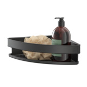 Tiger Carv douchemand hoek 21 cm Zwart