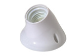 Douille E27 Profile incliné 75 W blanc