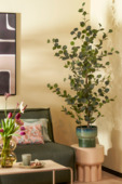 Kunstplant eucalyptus in pot groen - h150xd30cm