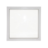 Vast raam H90 x B90 cm wit