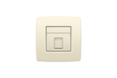 Niko UTP-stopcontact CAT6 cream