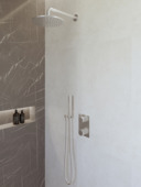 Système de douche encastré + robinet thermostatique Marho Valdra 25 cm chromé