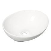 Marho waskom ovaal Ablua 40x33x14,5 cm keramiek glans wit