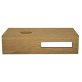 Tablette pour lave-mains gauche Marho Tarn 40x21x10 cm bois massif