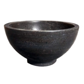 Marho waskom rond Nudo Ø 20x11 cm hardsteen gezoet