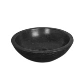 Marho waskom rond Nudo Ø 40x12 cm hardsteen gezoet