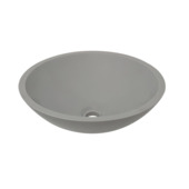 Marho waskom rond Isla Ø 43x13 cm solid surface betonlook