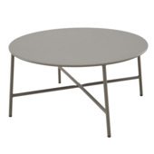 Wakefield bijzettafel Chris taupe metaal ø 70 cm