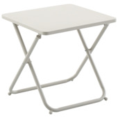 Bijzettafel Steven beige 50 x 50 cm inklapbaar