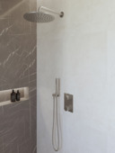 Marho inbouwregendoucheset met thermostaatkraan Valdra 30 cm geborsteld staal