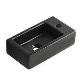 Marho handenwasser toilet Ondine M rechts mat zwart keramiek