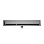 Caniveau de douche Marho Drip 70x7 cm gris canon