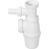 Siphon de lavabo avec prise lave-linge Wirquin 1 1/2" ø40 mm