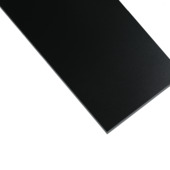 Meubelpaneel zwart 250x30 cm 18 mm