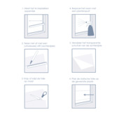 Film statique premium pour fenêtre Koya (346-0589) 45 x 150 cm