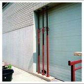 Étançon adaptable en métal laqué 100/180 cm